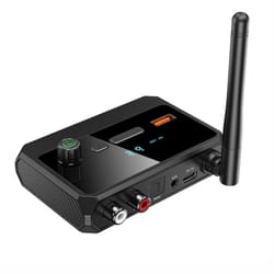 bluetooth receiver for home stereo with optical usb and rca audio adapter