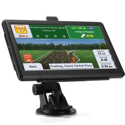 gps navigation for car and truck with touch screen and spoken directions