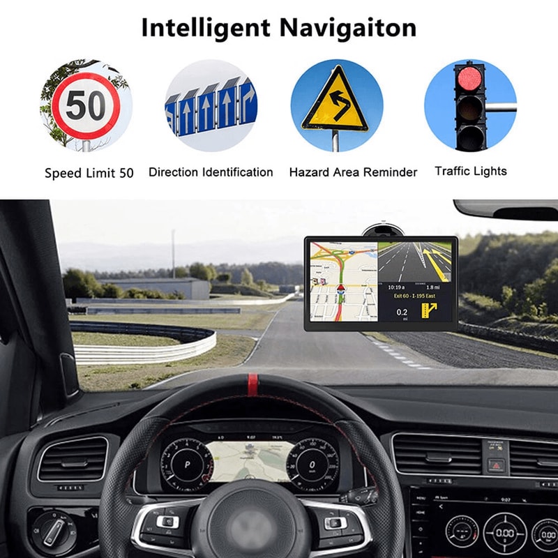 GPS Navigation For Car And Truck With Touch Screen And Spoken Directions 9