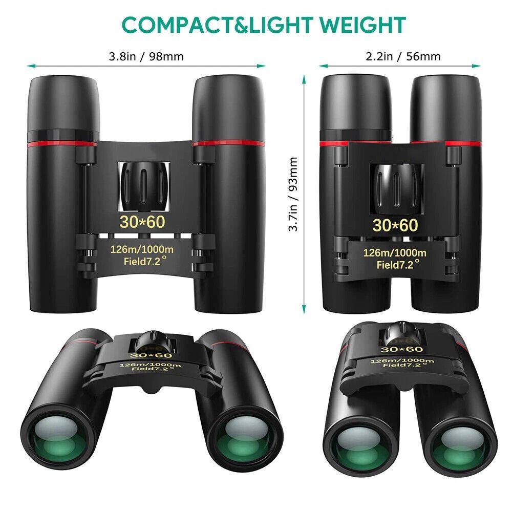 Compact BAK4 Binoculars With Case For Hunting Travel And Bird Watching 1