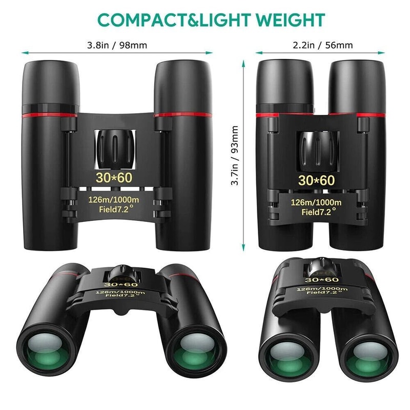Compact BAK4 Binoculars With Case For Hunting Travel And Bird Watching 1