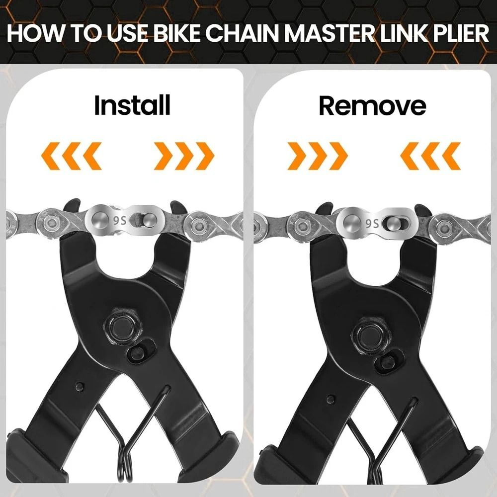 Portable Bicycle Chain Breaker Tool With Chain Hook Steel Bike Chain Cutter For Quick Repairs 5