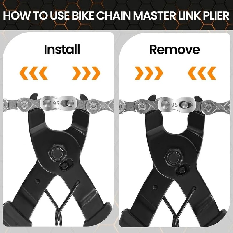 Portable Bicycle Chain Breaker Tool With Chain Hook Steel Bike Chain Cutter For Quick Repairs 5