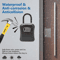 Portable Combination Key Lock Box For Outside Wall Mounted House Key Safe 2