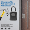Portable Combination Key Lock Box For Outside Wall Mounted House Key Safe 2