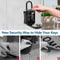 Portable Combination Key Lock Box For Outside Wall Mounted House Key Safe 6