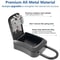 Portable Combination Key Lock Box For Outside Wall Mounted House Key Safe 7
