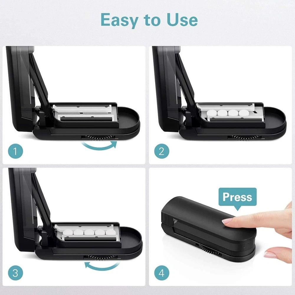 Travel Pill Cutter Splitter Box For Small And Large Tablets 1