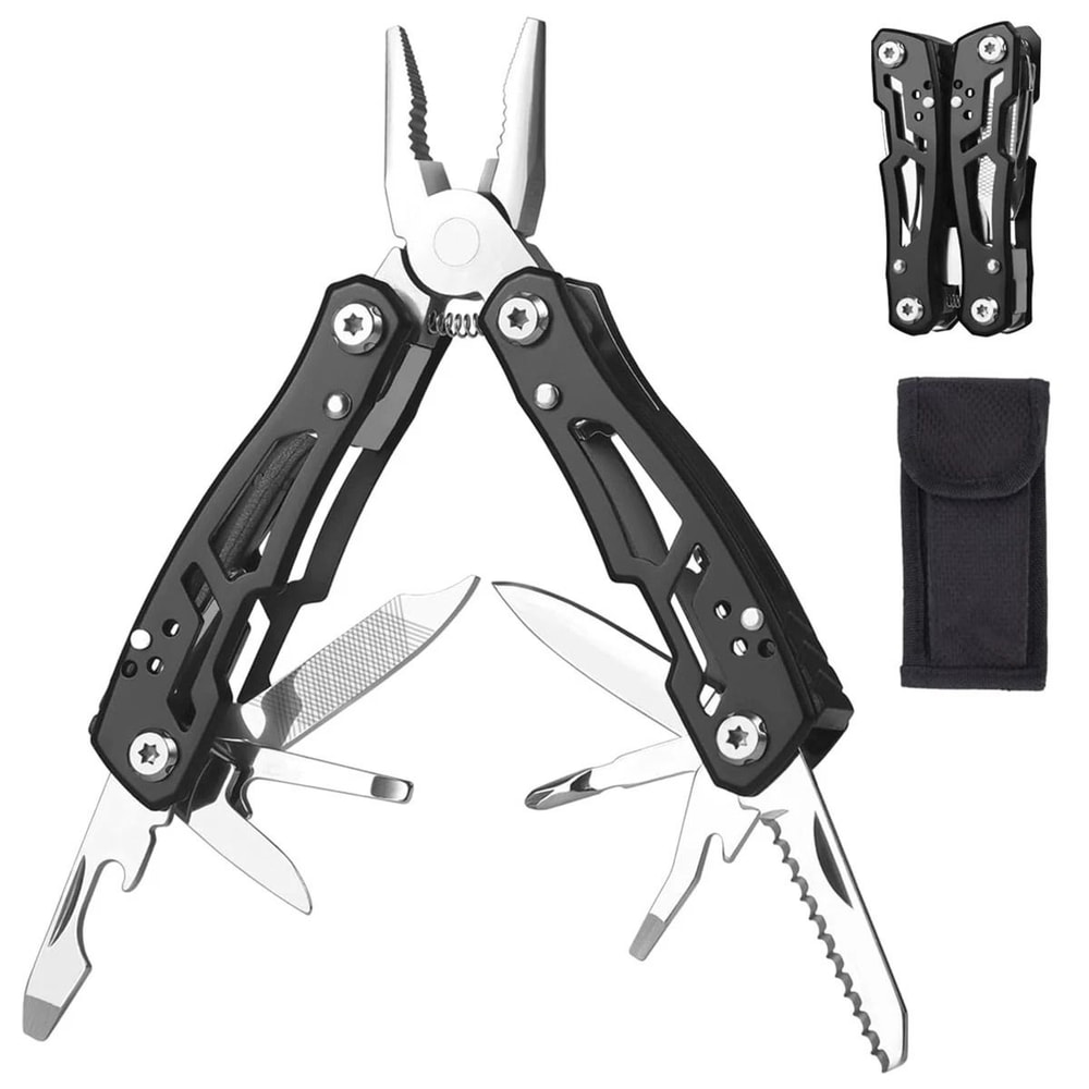 Mini Multitool Pliers Stainless Steel Pocket Camping Tool 0