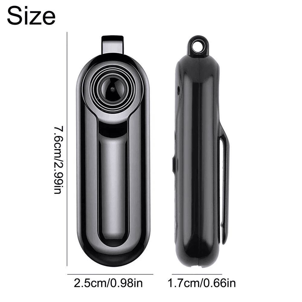 Wearable Camera Necklace Mini Body Camera With Audio And 8GB Built In Storage 1