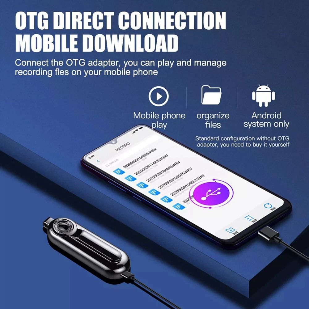 Wearable Camera Necklace Mini Body Camera With Audio And 8GB Built In Storage 2