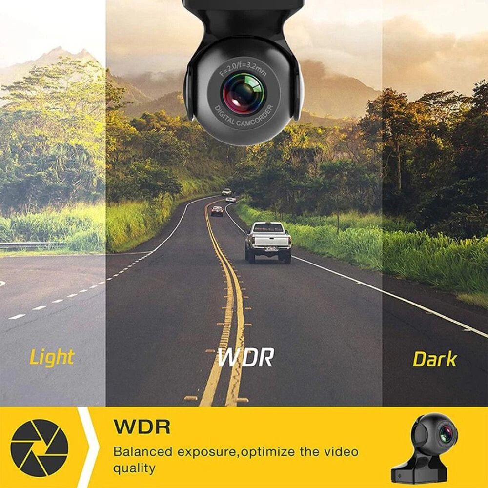 WiFi Dash Cam For Cars With Wide Angle And G Sensor 4