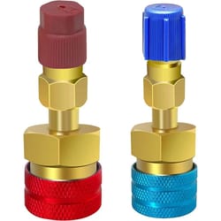 quick coupler adapter set high low ac manifold gauge connectors