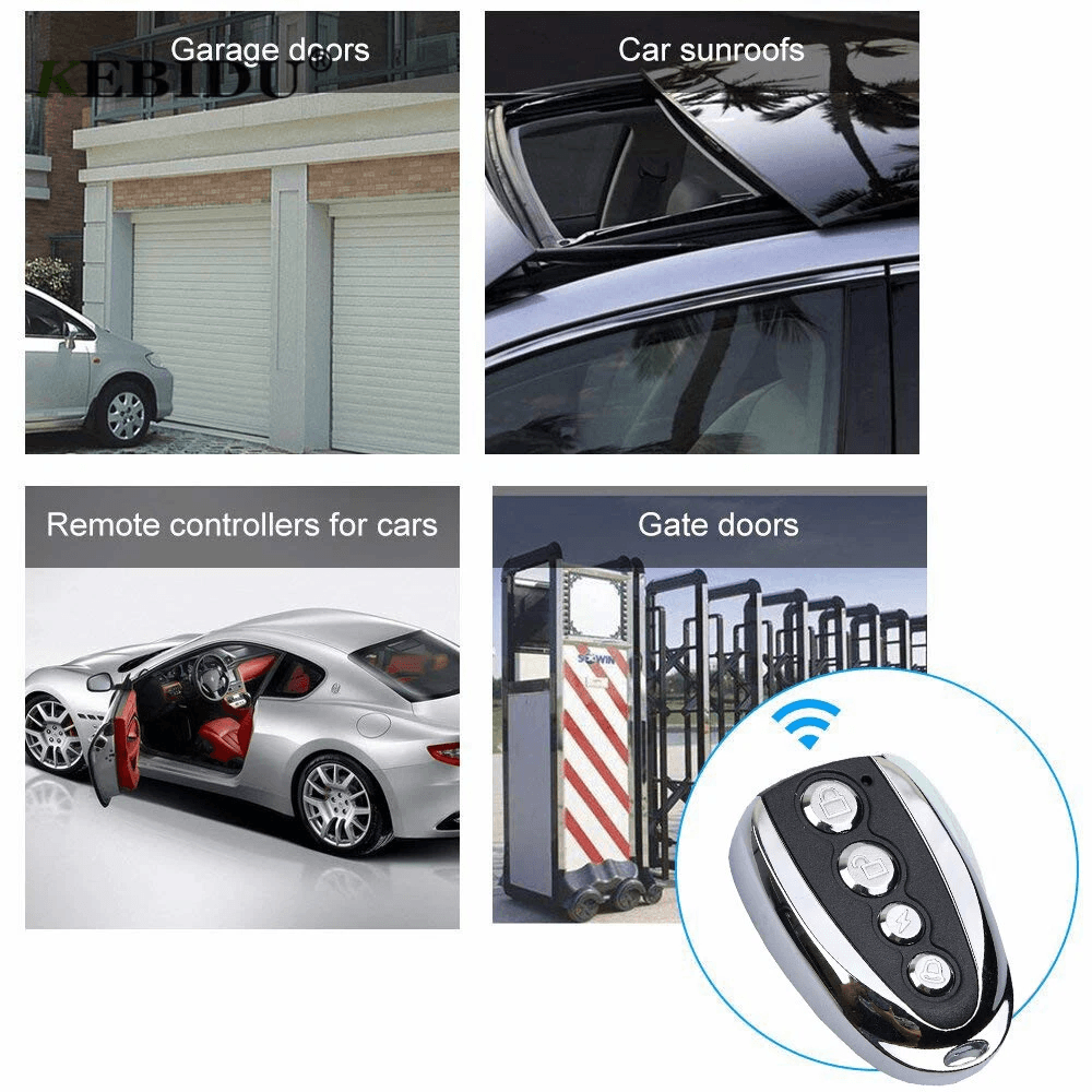 HighSecurity Automatic Sliding Gate Opener With Remote Control Backup Key 2