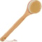 Bamboo Shower Body Brush With Soft Bristles Long Handle Back Scrubber 4