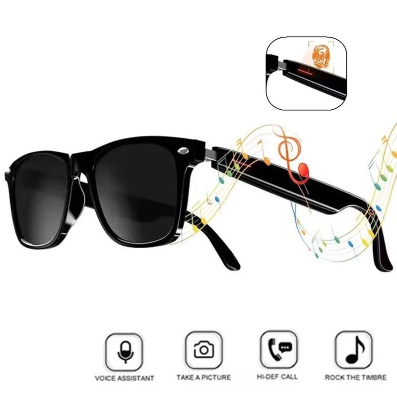 Bluetooth Smart Glasses Polarized Audio Sunglasses For Calls And Music 11