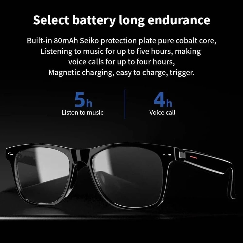 Bluetooth Smart Glasses Polarized Audio Sunglasses For Calls And Music 5
