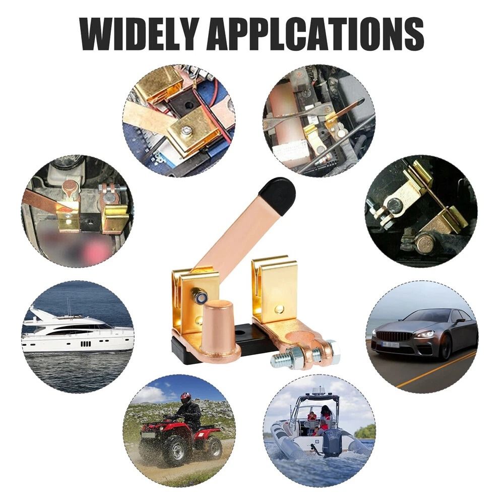 Battery Disconnect Switch Brass Cut Off For Car RV Marine 1