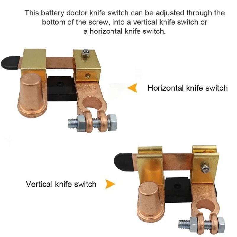Battery Disconnect Switch Brass Cut Off For Car RV Marine 6