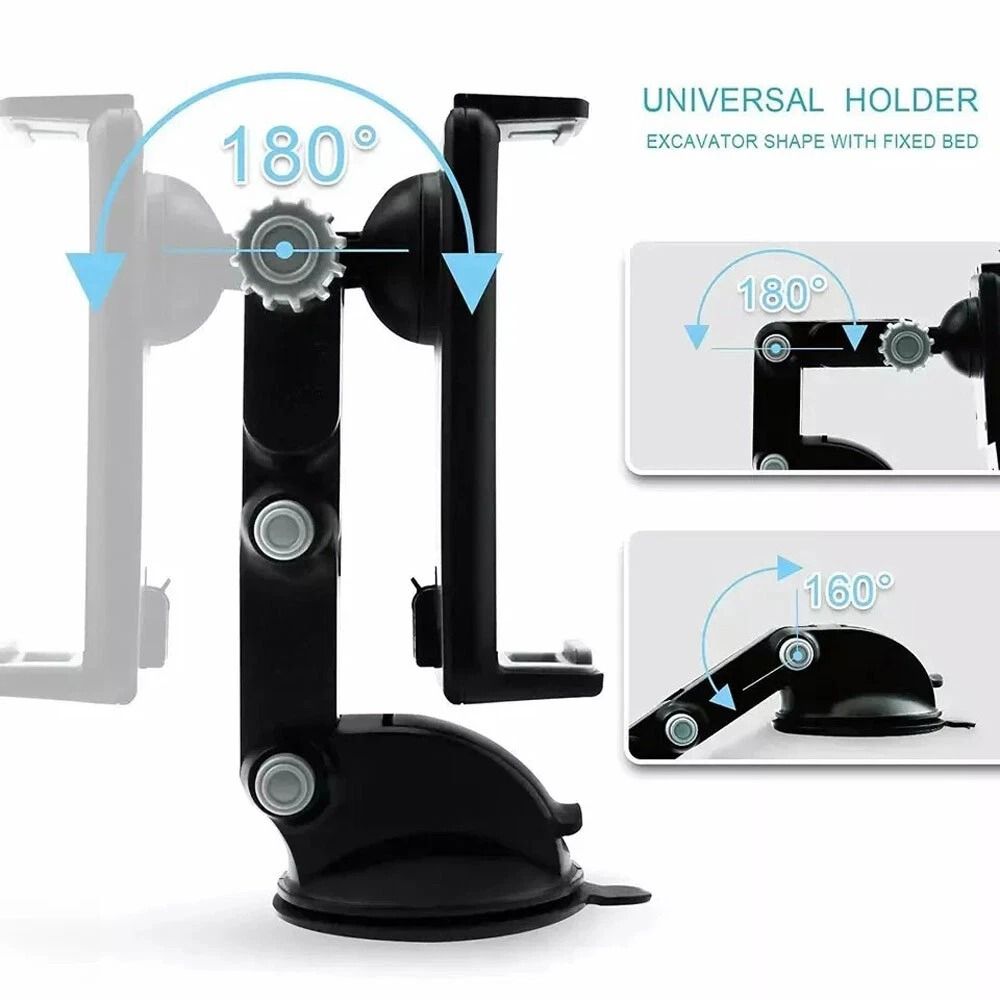 Universal Tablet Car Mount Windshield Dashboard Holder For Phone Tablet GPS 4