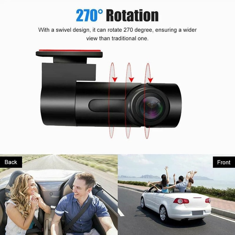 WiFi Dash Cam With App And Night Vision For Cars 10