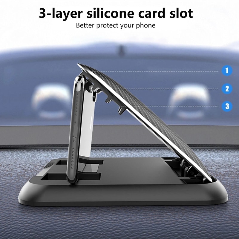Universal Dashboard Phone Holder AntiSlip Silicone Car Phone Mount For Secure Hands Free Viewing 7