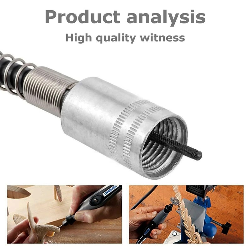 Flexible Shaft Attachment For Dremel Rotary Tools Precision Detail Extension 3