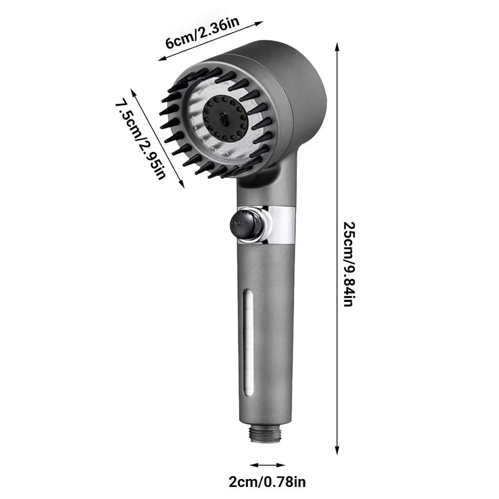 Filtered Shower Head With Handheld High Pressure Spray 5
