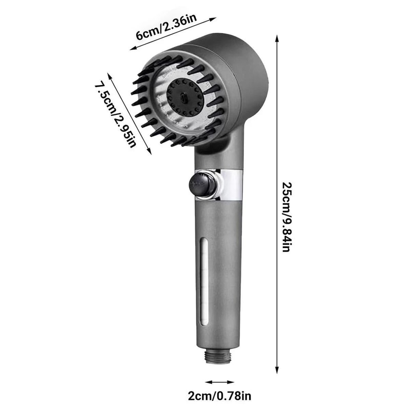 Filtered Shower Head With Handheld High Pressure Spray 5