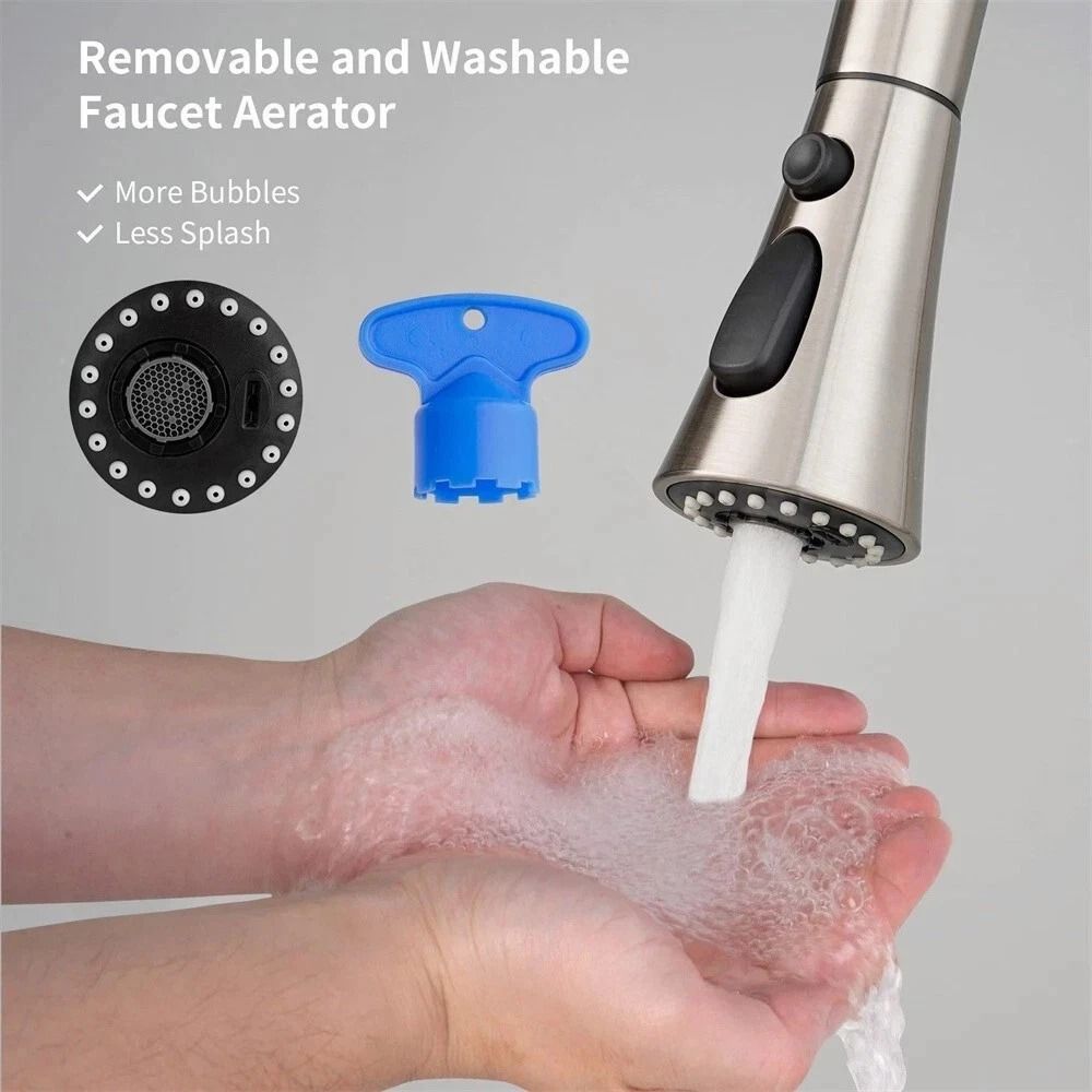 Pull Down Kitchen Faucet Head Replacement Sink Spray Nozzle 2