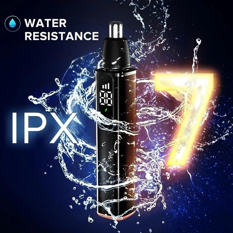 USB Rechargeable Ear And Nose Hair Trimmer With LED Display 5