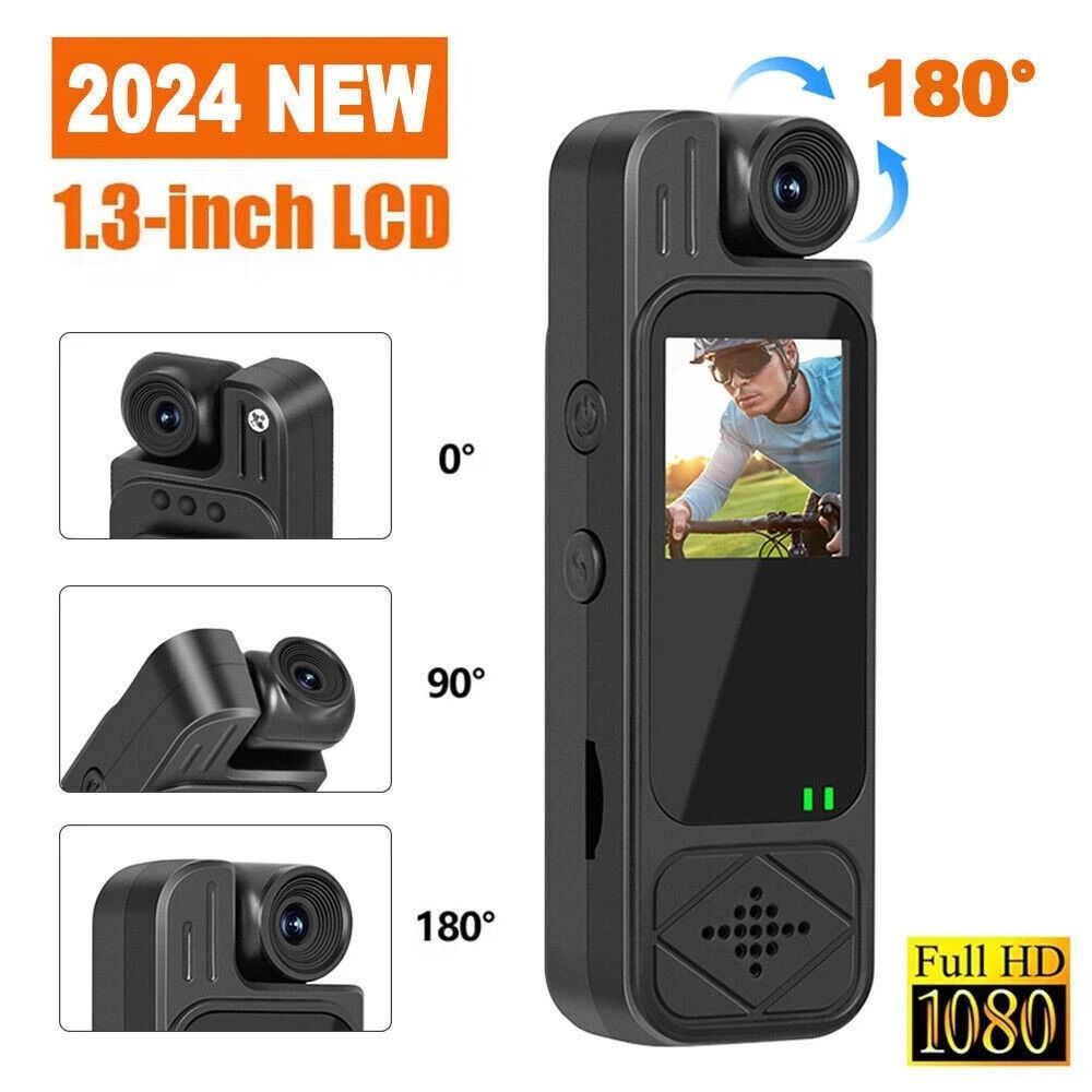 20 Hour Mini Body Camera With 180 Lens And IR Night Vision 11