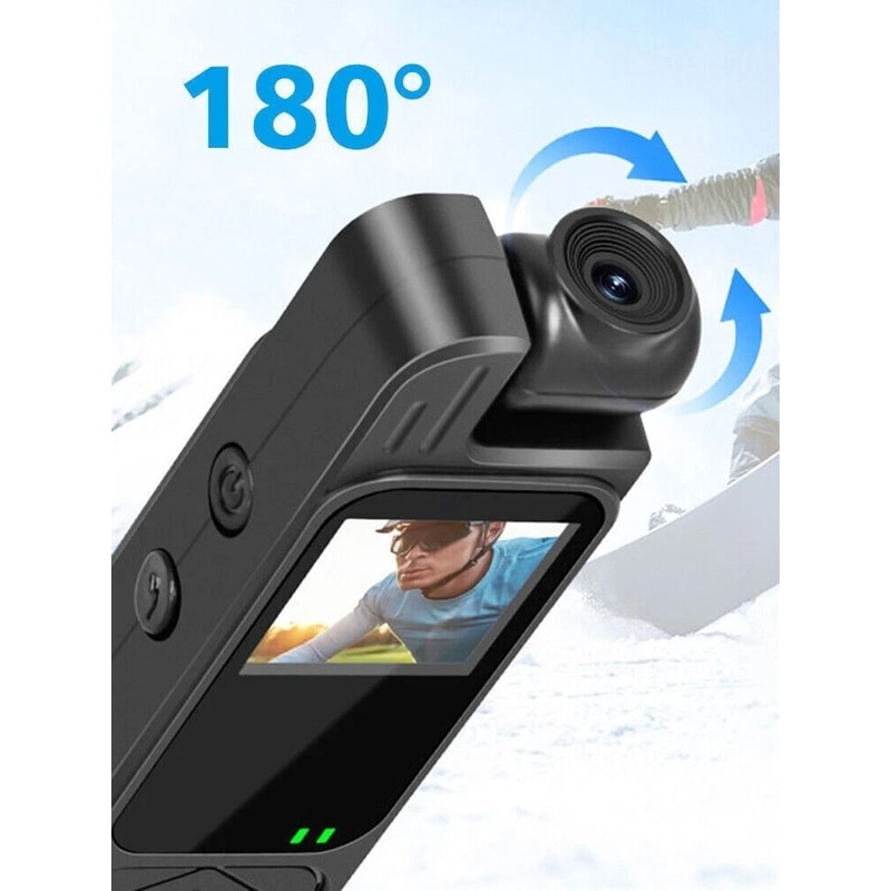 20 Hour Mini Body Camera With 180 Lens And IR Night Vision 7