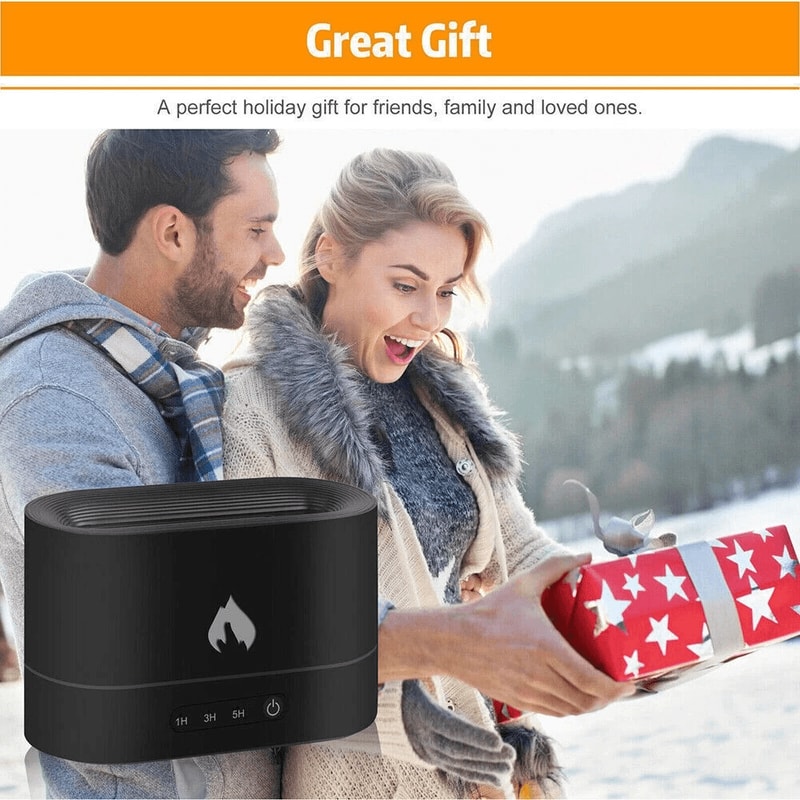 3D Flame Essential Oil Diffuser USB Humidifier 3