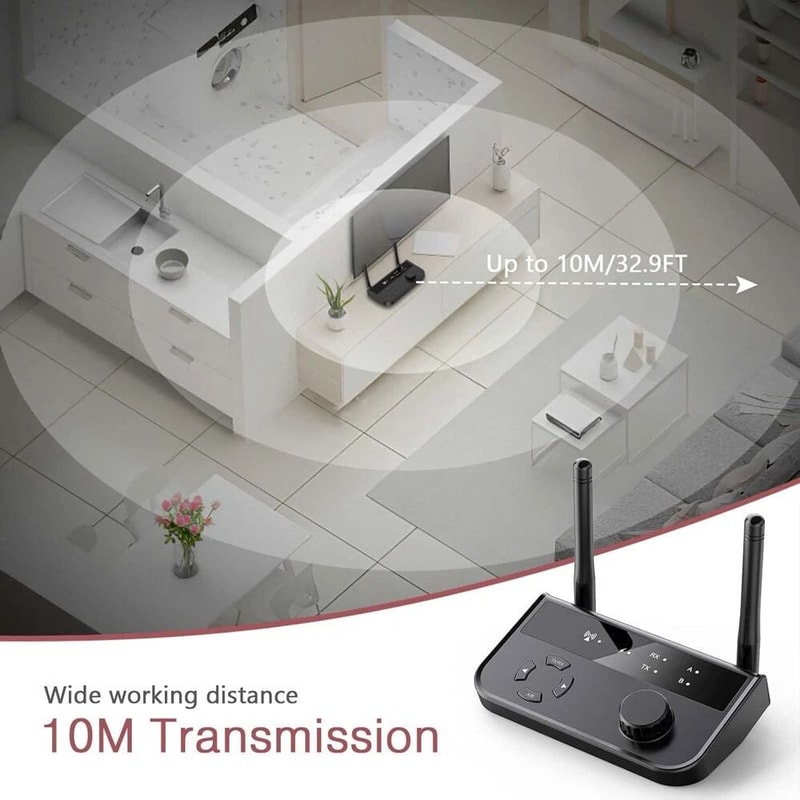 Long Range Bluetooth Transmitter Receiver For TV And Home Stereo 8