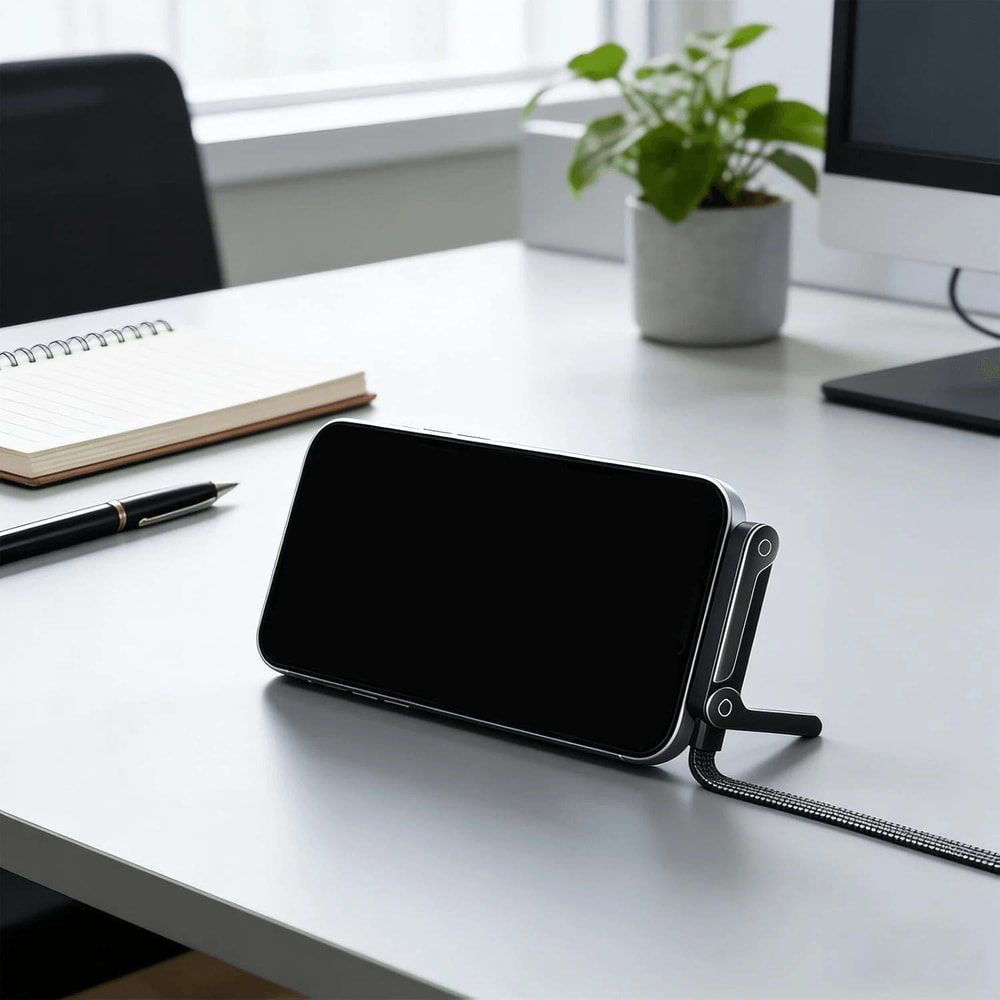 USB C Fast Charging Cable With Built In Phone Stand 0