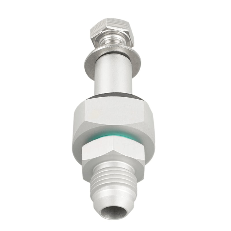 No Weld Fuel Tank Return Line Fitting Aluminum Bung Kit 3