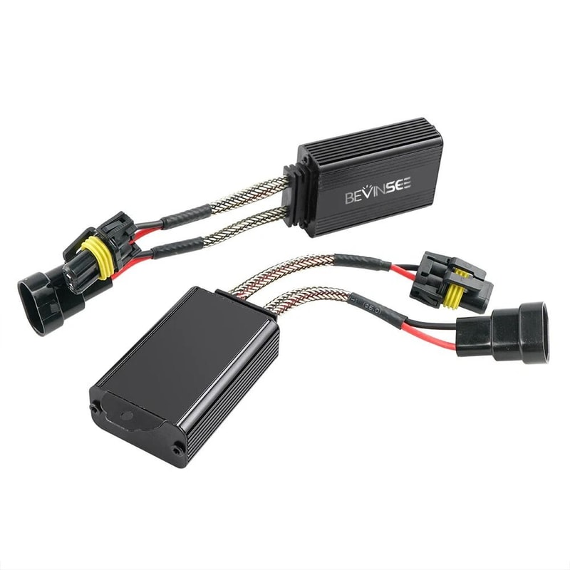 LED Headlight Decoder Anti Flicker Error Canceller Kit 2