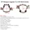 H7 LED Headlight Adapter Retainer Clip Kit For VW Audi Bulb Upgrade 4