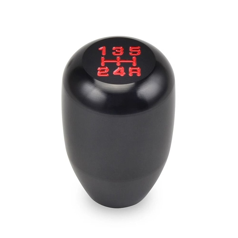 Premium Universal Car Shift Knob 5 Speed Manual Shifter Aluminum Gear Knob 6
