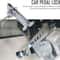Stainless Steel Brake Pedal Lock Anti Theft Vehicle Security With 3 Keys 4