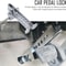 Stainless Steel Brake Pedal Lock Anti Theft Vehicle Security With 3 Keys 4