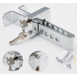 stainless steel brake pedal lock anti theft vehicle security with 3 keys