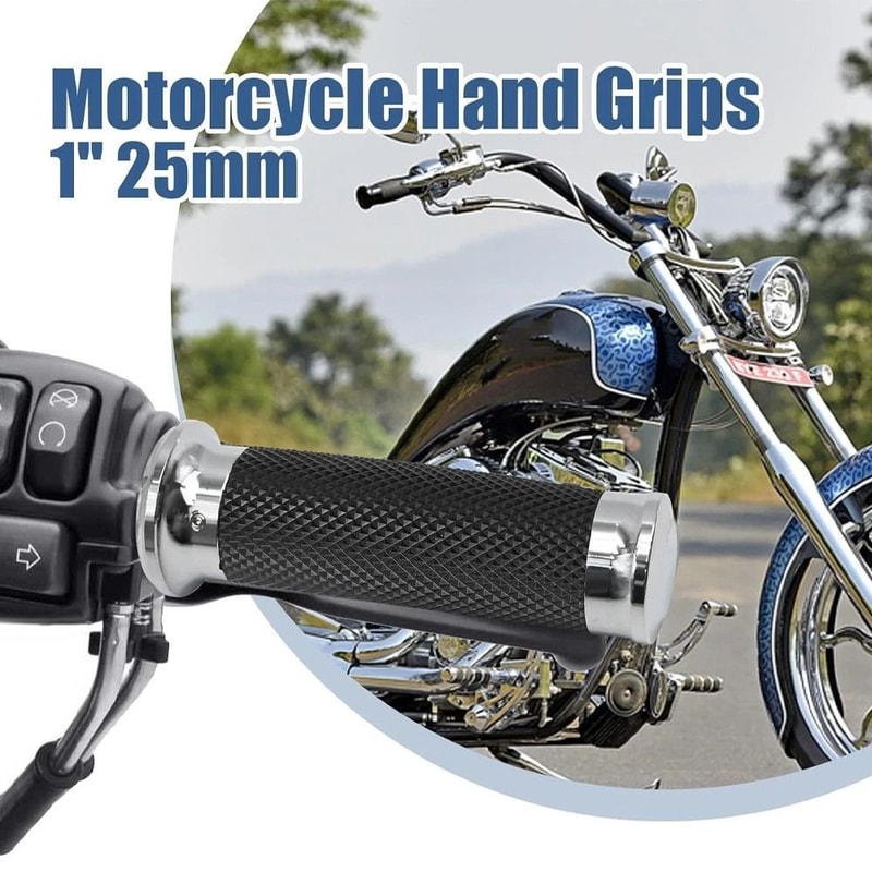 Motorcycle Handle Bar Hand Grips For HarleyDavidson Road King Softail Custom Premium Comfort Durab 9