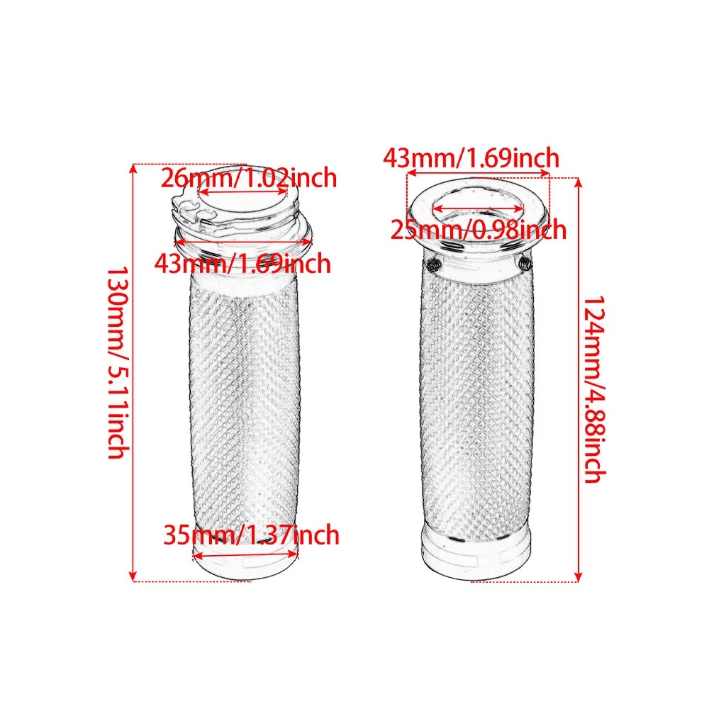 Motorcycle Handle Bar Hand Grips For HarleyDavidson Road King Softail Custom Premium Comfort Durab 3