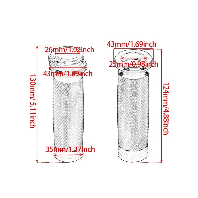 Motorcycle Handle Bar Hand Grips For HarleyDavidson Road King Softail Custom Premium Comfort Durab 3