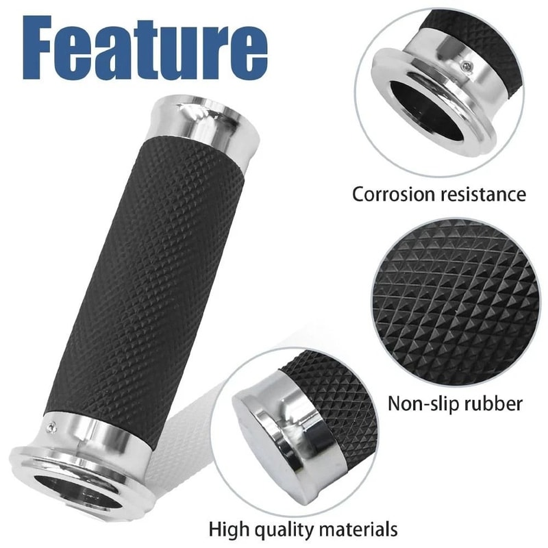 Motorcycle Handle Bar Hand Grips For HarleyDavidson Road King Softail Custom Premium Comfort Durab 7