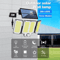 LED Solar Street Light Motion Sensor Security Flood Lamp For Outdoor Walls 3