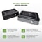 Smokeless Indoor Electric BBQ Grill And Portable Flat Top Griddle 2