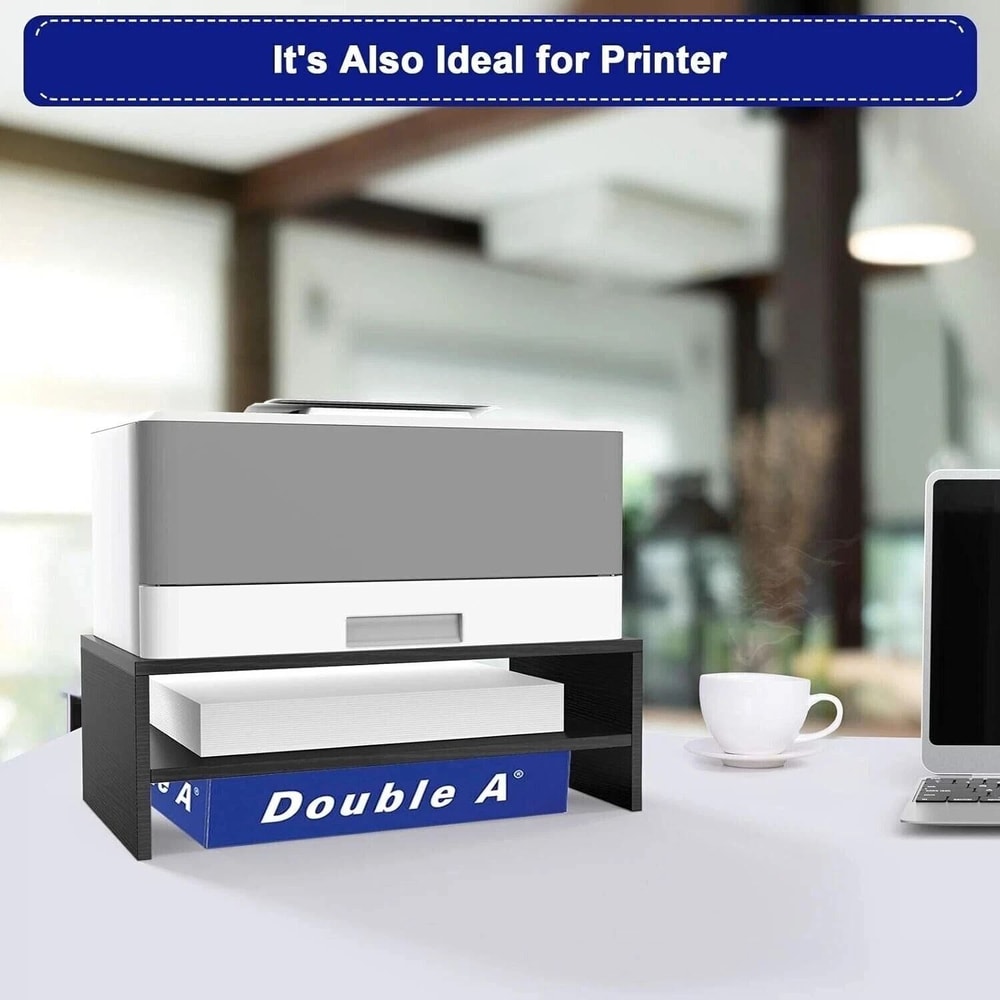 Ergonomic Monitor Stand Riser Laptop Table With Desk Organizer And Phone Slot 1